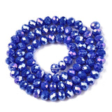 Royal Blue Rondelle Bead Strand 6mm x 4mm