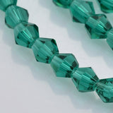 Premium Green Crystal Bicone Bead Strand – 4mm  | Jewellery Making