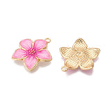 Large Hibiscus Pink Flower Pendant | UK Craft Store