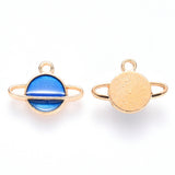 Blue Planet Enamel Charms for Jewellery