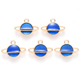 Blue Planet Enamel Charms for Jewellery