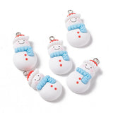 Christmas Resin Snowman Pendants