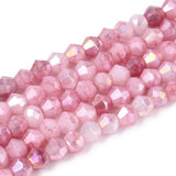Ombre Effect Glass Bicone Beads Strand