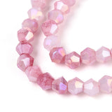 Ombre Effect Glass Bicone Beads Strand