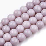 Opaque Deep Lilac 8mm Round Glass Beads | UK Based Bead Store 