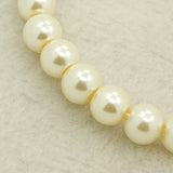 4mm Creamy White Glass Pearl Bead Strand 