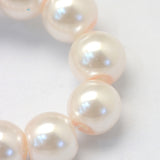 4mm Antique White Glass Pearl Bead Strand 