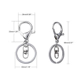 Large Strong Lobster Platnium Claw Keychain | Handbag Charm