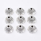 Antique Silver Bead End Caps 8mm