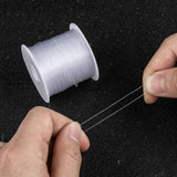 Clear 0.4mm Nylon Thread - 40 Meter Reel