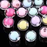 10mm Mixed Colour Acrylic Beads