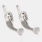 Large Silver Mermaid Jewellery Connectors