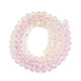 4mm Gradient Glass Bicone Bead Strand
