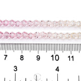 4mm Gradient Glass Bicone Bead Strand