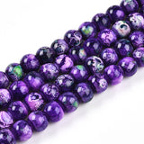 Painted Glass Bead 6mm