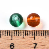 6mm Mixed Colour Glass Beads