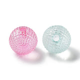 Transparent Acrylic Beads, Round, Mixed Colour 10mm