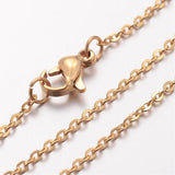 18 inch Stainless Steel Gold Plated Necklace Chain