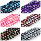 Painted Glass Bead 6mm