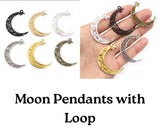 Large Half Moon Pendant