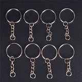 Platinum Keyring Blanks,  25mm