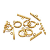 Premium Silver or 18k Gold PVD Toggle Clasps