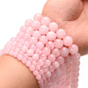 Rose Quartz Beads – 6mm or 8mm, Sold Individually