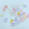 Miniature Resin Bear Flatbacks 10mm Mixed Colour Pairs