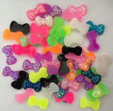 Mixed Colour Resin Bow Flatbacks