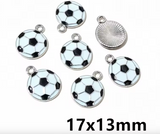 football jewellery charms