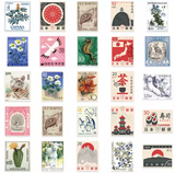 Pack of 25 Vintage Design Stickers