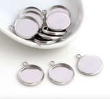 10mm Stainless Steel Cabochon Settings