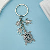 Silver Turtle Keyring
