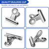 Small Bulldog Clips in Silver, Gold and Bronze