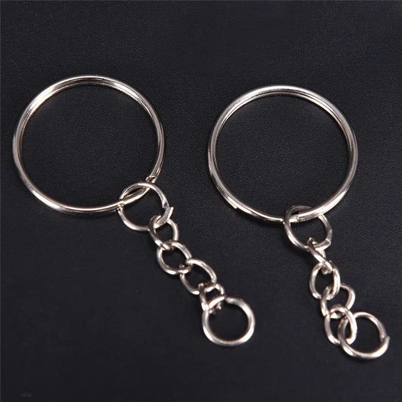 Platinum Keyring Blanks,  25mm