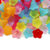 Acrylic Frosted Flower 10x14mm Beads