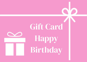 Gift Card Happy Birthday