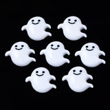 white ghost halloween flatbacks