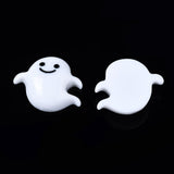 white ghost halloween flatbacks
