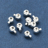 Silver Plated Crimp End Bead Stoppers | UK Craft Store