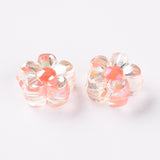 Acrylic Flower Chunky Beads - Pack of 10