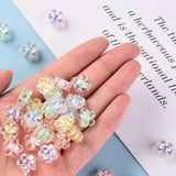 Acrylic Flower Chunky Beads - Pack of 10