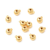 18k Gold Plated Crimp End Bead Stoppers | UK Craft Store