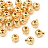 18k Gold Plated Crimp End Bead Stoppers | UK Craft Store