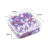 Polymer Clay Disc Bead Box Set, 6mm