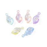 Transparent Pastel Acrylic Conch Shell Pendants