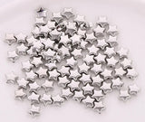 Gold or Silver Star Beads 9mm
