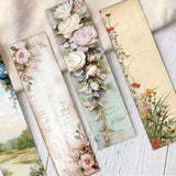 floral card bookmarks