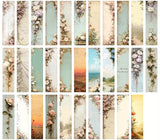 floral card bookmarks
