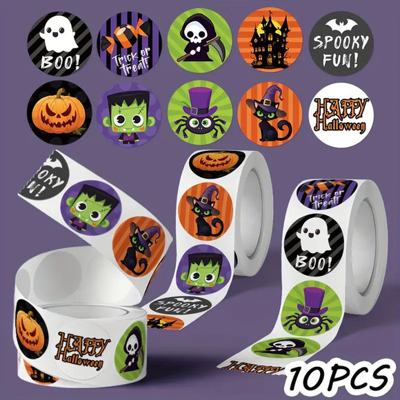 Halloween Stickers 24mm Round